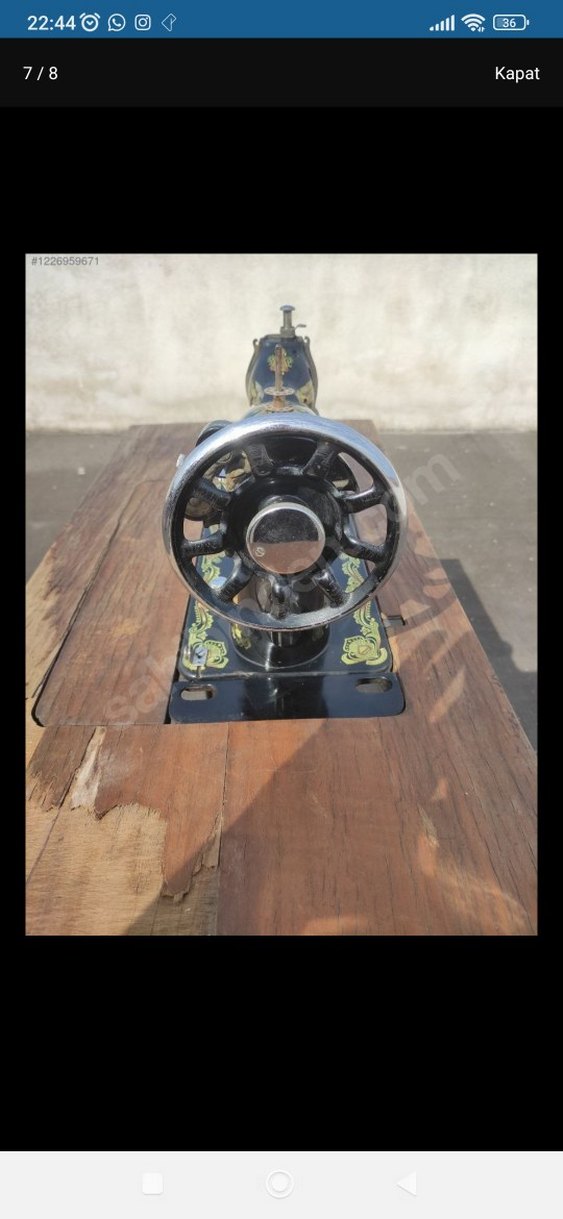 Philips marka antika dikiş - Görsel 3