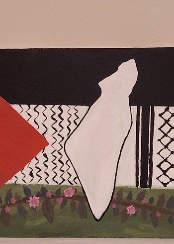 Filistin Bayraklı Tuval - Görsel 2