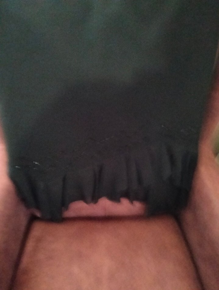 Siyah Fırfırlı Midi Gotik Mini Etek - Görsel 2