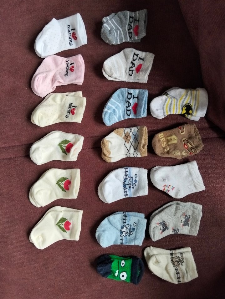 Renkli Nakışlı Kız  erkek Çorapları - Görsel 3