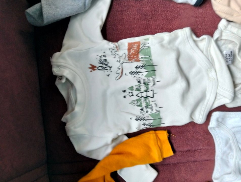 Uzun Kollu Kahverengi Bebek Body - Görsel 2