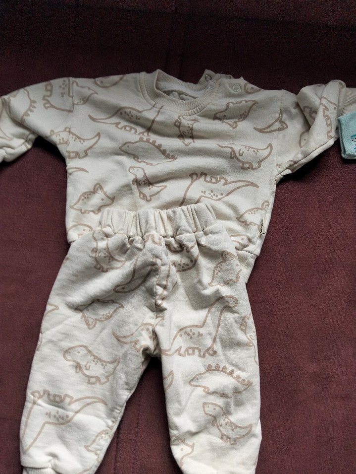 Uzun Kollu Renkli Baskılı Erkek Bebek Tulum - Görsel 2