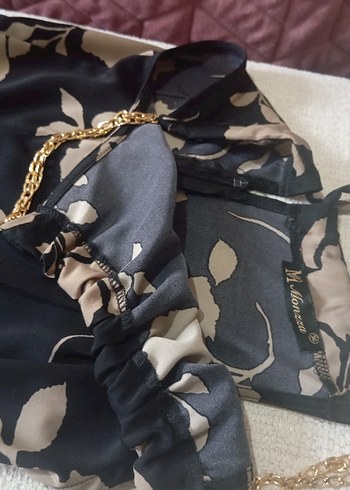 Drapeli Straplez Siyah Kısa Elbise - Görsel 5