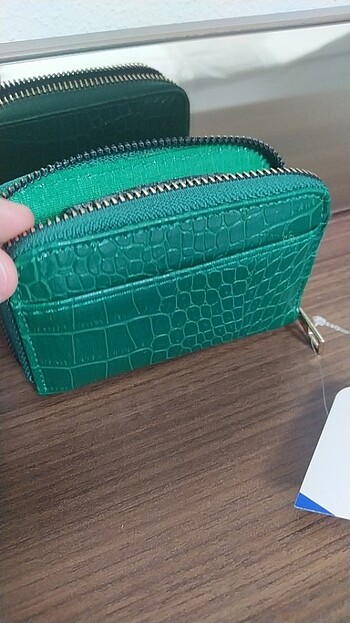 Beden yeşil Renk Mini cüzdan