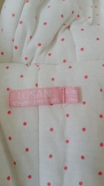 Losan Kışlık kapşonlu bebek peluş welsoft