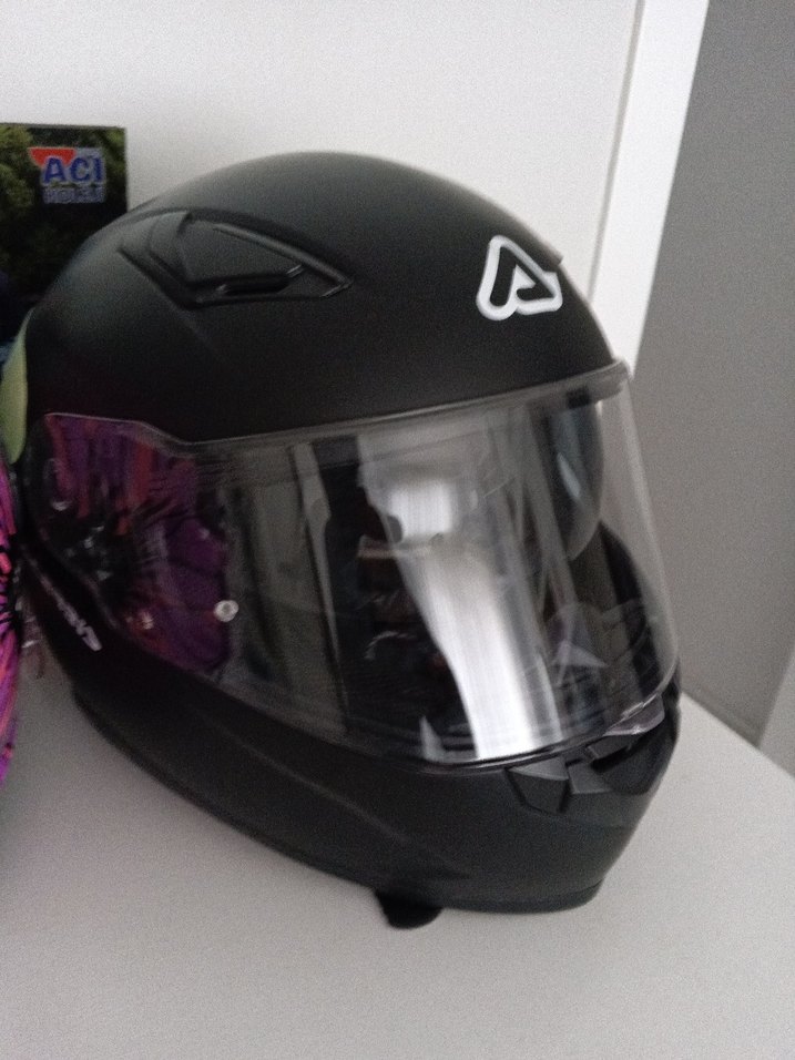 ACERBİS Siyah Biker Motor Kaskı - Görsel 2