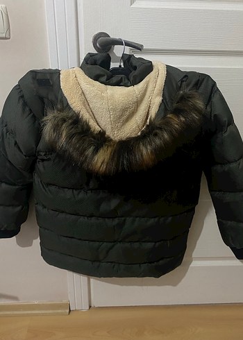 Hali Fermuarlı Midi Kışlık Kadın Mont - Görsel 2