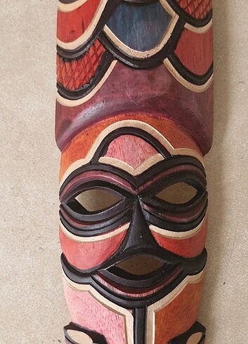 Afrika işi ahşap maske