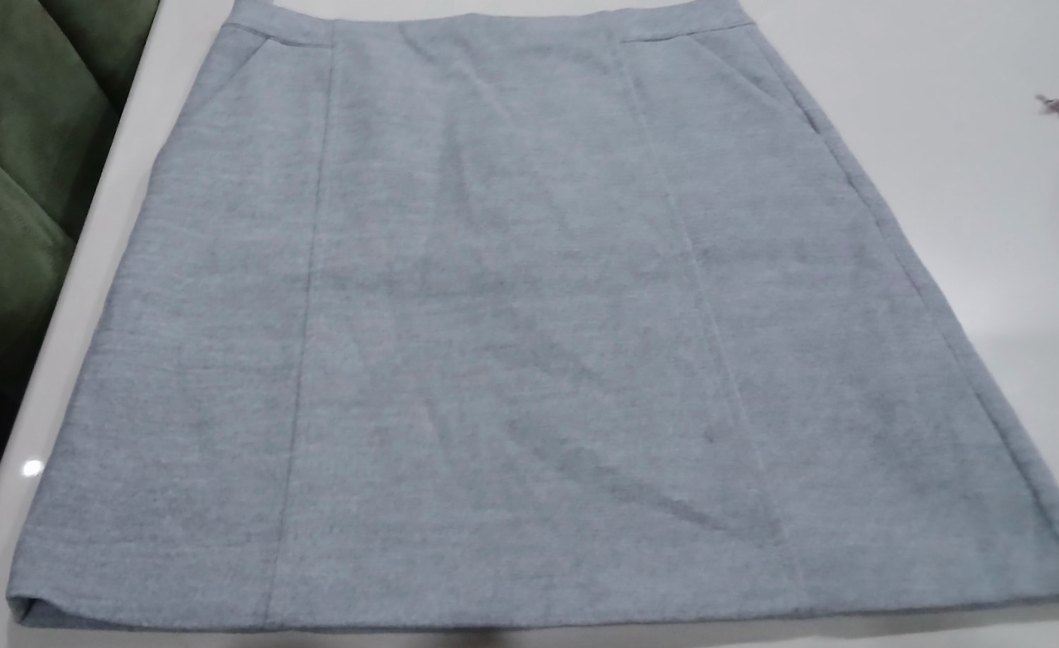 Gri Midi Hamile Eteği - Görsel 2