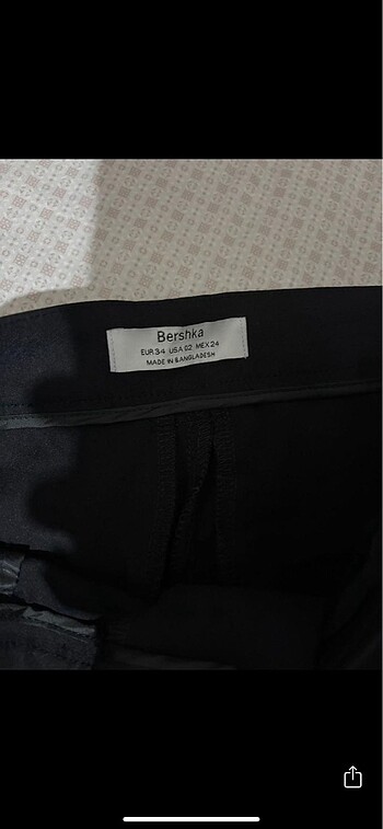 Bershka BERSHKA marka orta bel kumaş pantolon