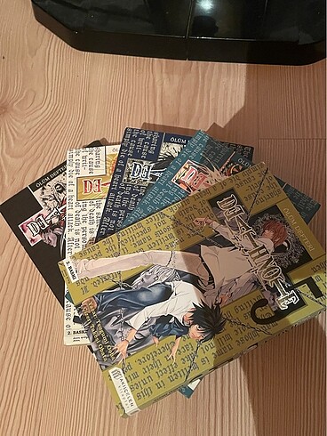 Death note 1-5 manga ciltsiz