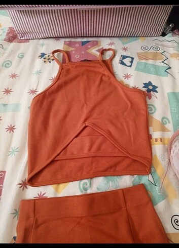 Diğer Crop etek takım