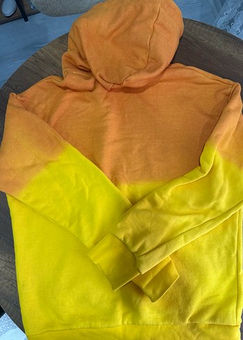 Kapüşonlu Renkli Kadın Sweatshirt - Görsel 2