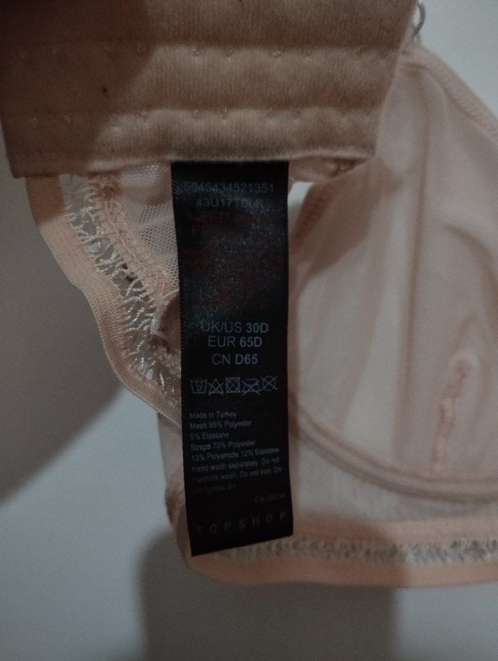 Bej Vintage Midi Sütyen - Görsel 3