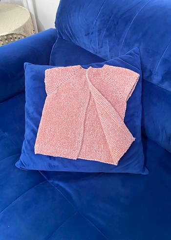 Kız Çocuk Pembe Triko Süveter - Görsel 2