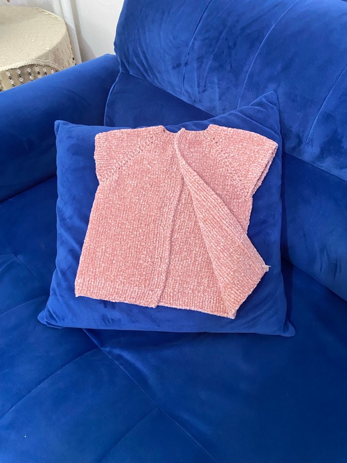 Kız Çocuk Pembe Triko Süveter - Görsel 2