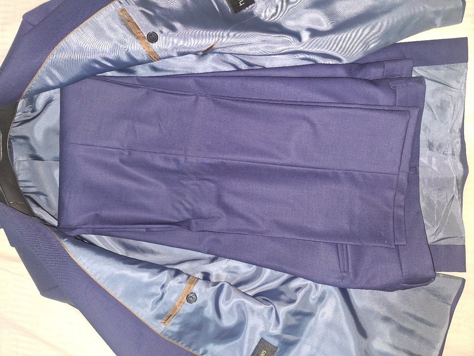 Lacivert Düğmeli Erkek Ofis Takımı - Görsel 4