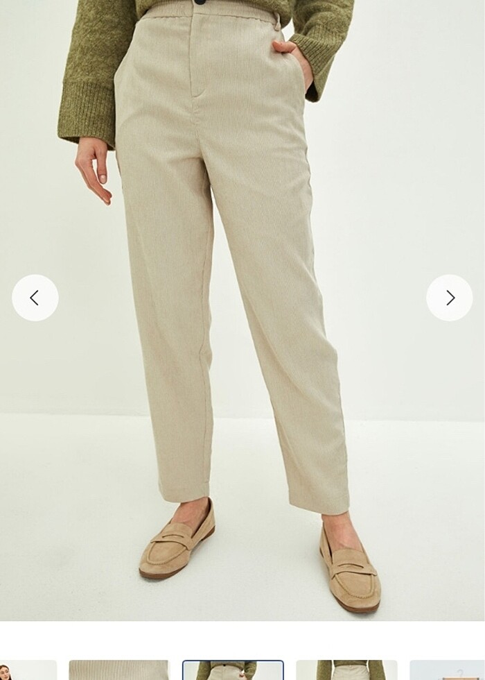 LCW KREM PANTOLON - Görsel 4