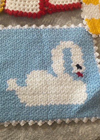 Renkli Örgü Banyo Süngeri - Görsel 3