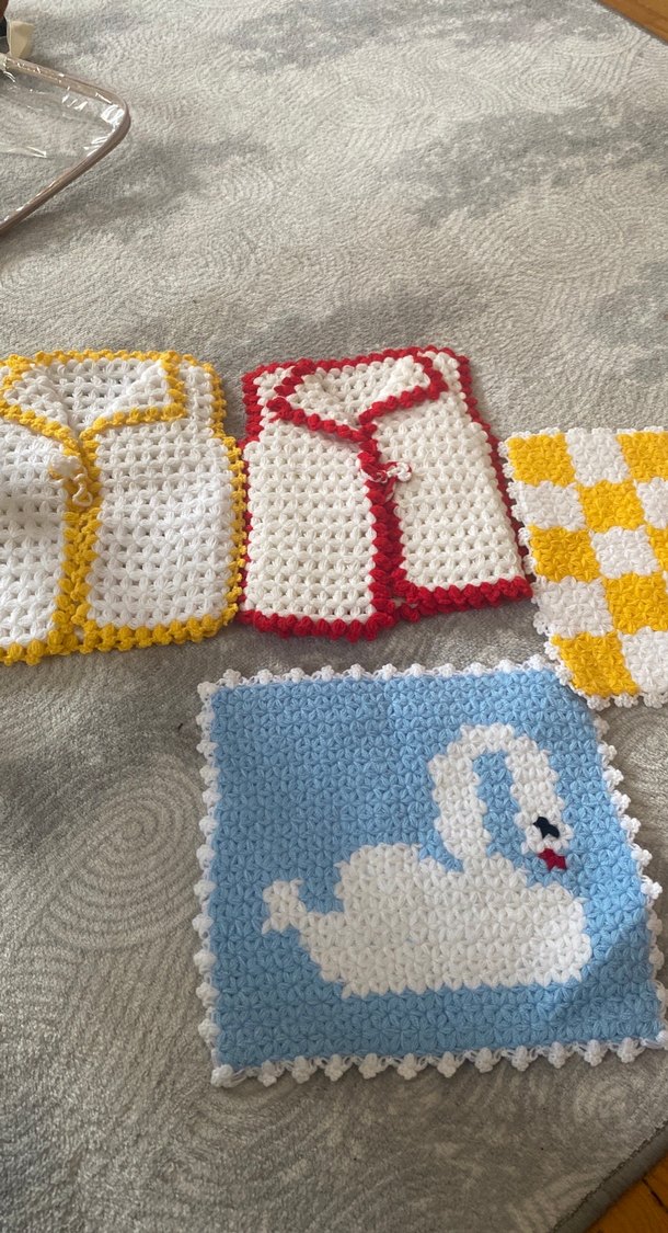 Renkli Örgü Banyo Süngeri - Görsel 2