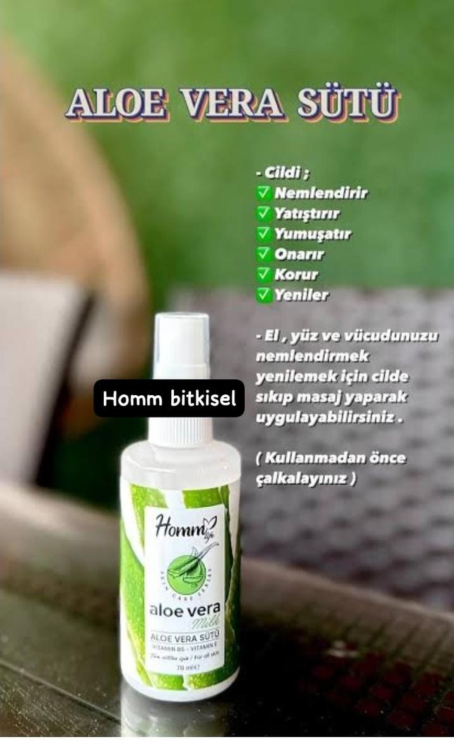 Homni Aloe Vera Sütü 70 ml - Görsel 2