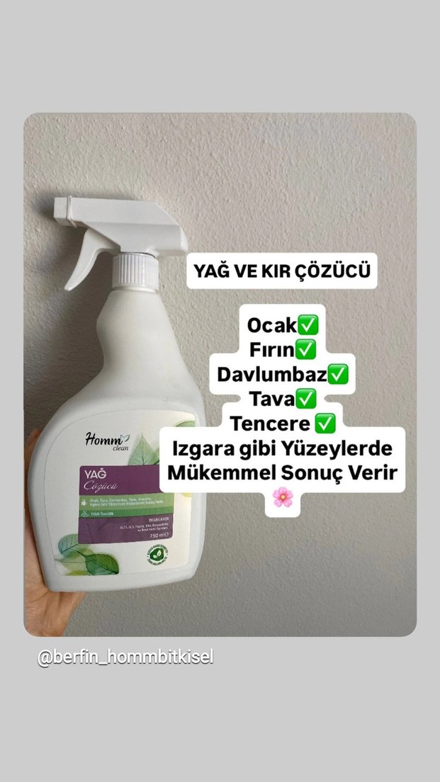 Hommbitkisel Yağ ve Kir Çözücü Sprey - Görsel 2