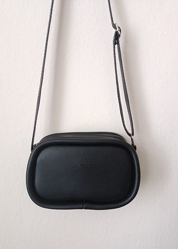 Diğer Siyah Deri Minimalist Kadın Çantası