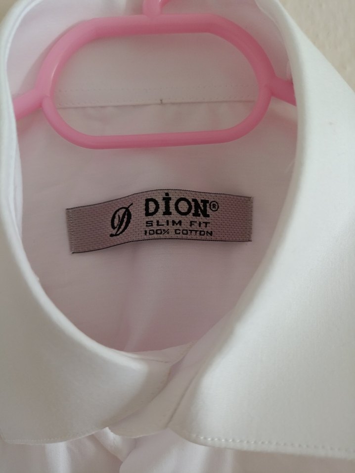 Beyaz Keten Erkek Gömlek - Görsel 4