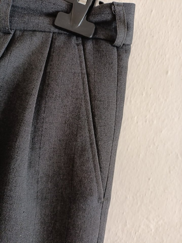 Gri Pilili Erkek Keten Pantolon - Görsel 3