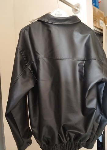 Siyah Deri  Ceket - Görsel 3
