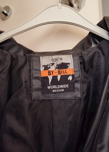 Siyah Deri  Ceket - Görsel 4