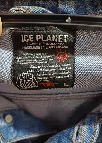 Mavi Düğmeli  Denim Ceket - Görsel 3