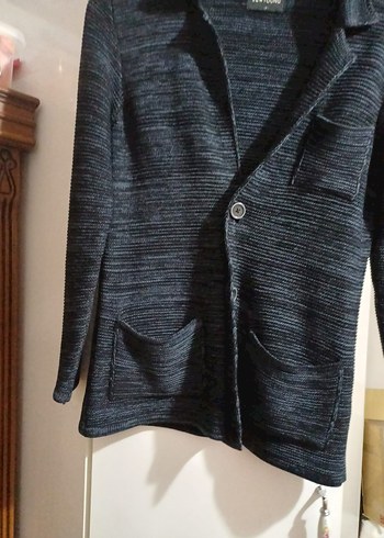 Düğmeli Yün Ceket - Görsel 2