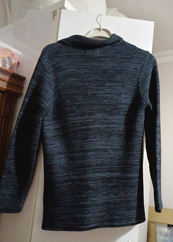 Düğmeli Yün Ceket - Görsel 3