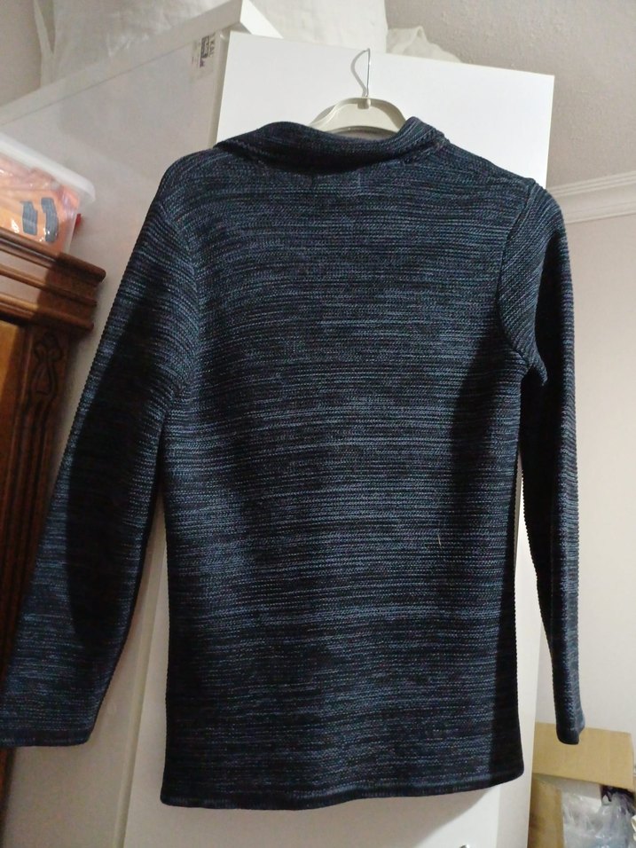 Düğmeli Yün Ceket - Görsel 3