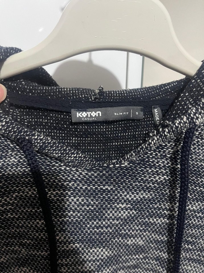 Gri Triko Uzun Kollu Salaş Kazak - Görsel 3