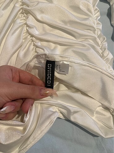 s Beden H&M beyaz elbise
