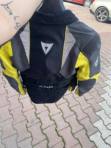 m Beden sarı Renk motorcu ceketi