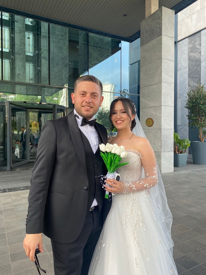 İnci ve Kristal Boncuklu Beyaz Saç Aksesuarı - Görsel 2