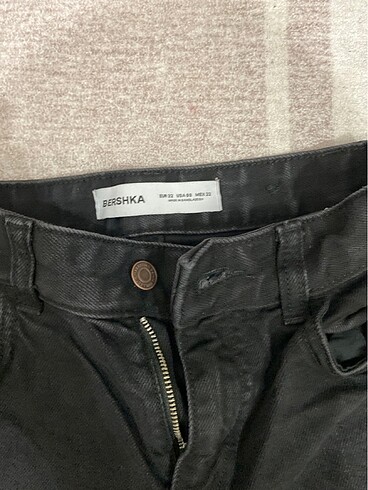 Bershka BERSHKA WİDE LEG JEAN PANTOLON