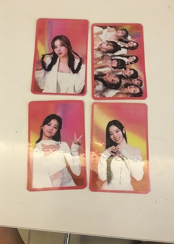 Twice 4lu fanmade photocard