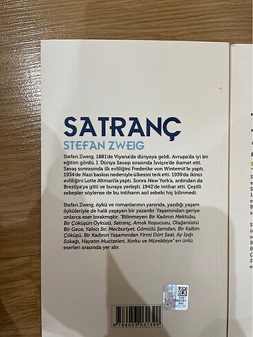 Beden Renk stefan zweig seçme eserleri