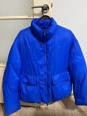 Zara Erkek/Unisex Mavi Renk Mont