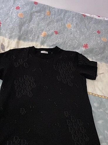 Defolu Siyah Dior T-shirt