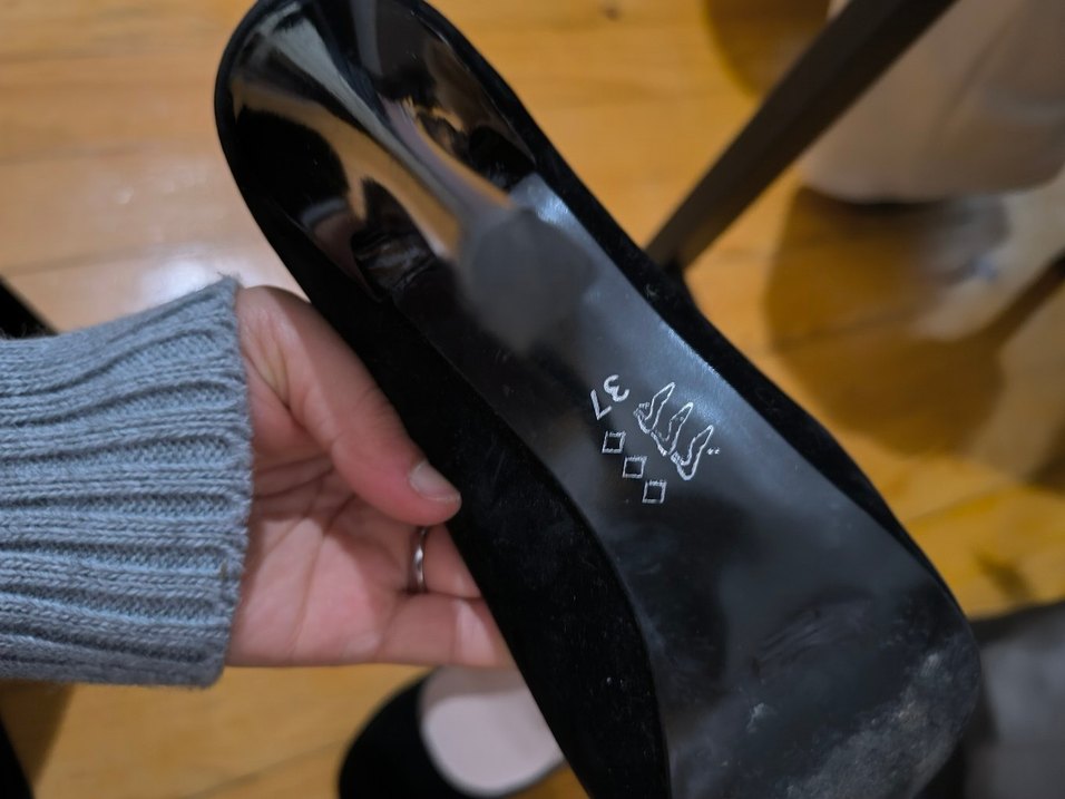 Siyah Süet platform - Görsel 3