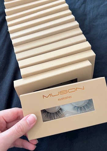 Muson Gri Takma Kirpik - Görsel 7