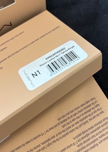 Muson Gri Takma Kirpik - Görsel 4