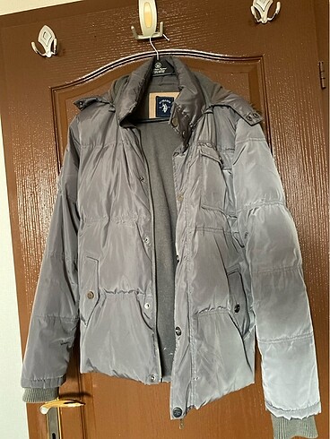 U.S Polo Assn. U.S Polo Assn Şişme Gri Mont (48 beden)