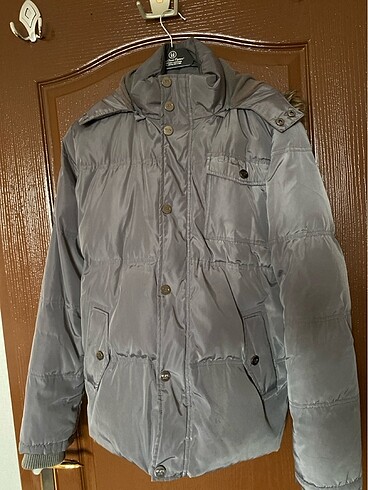 U.S Polo Assn Şişme Gri Mont (48 beden)