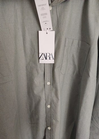 xxl Beden gri Renk Zara Erkek Gömlek En 62cm Boy 83